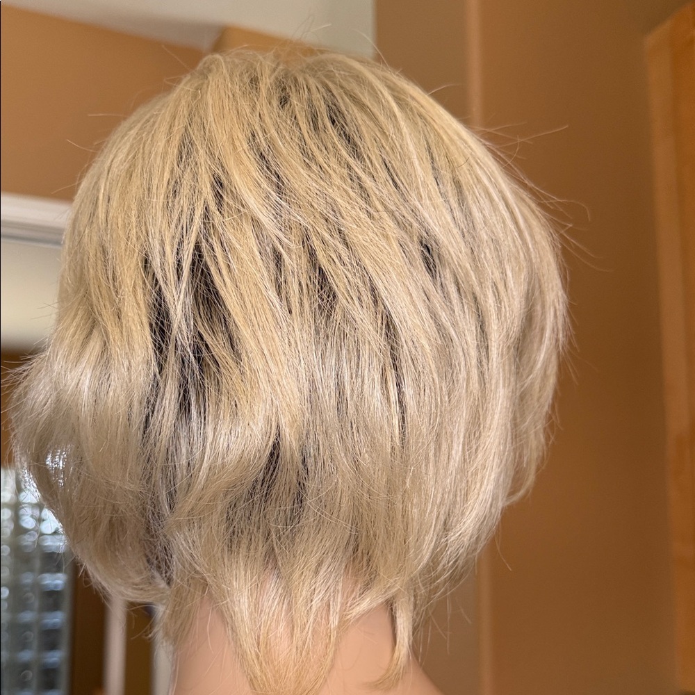 Noriko Sky Wig  1649 Elegant Light Blonde Wig Champagne Color - Picture 4 of 11